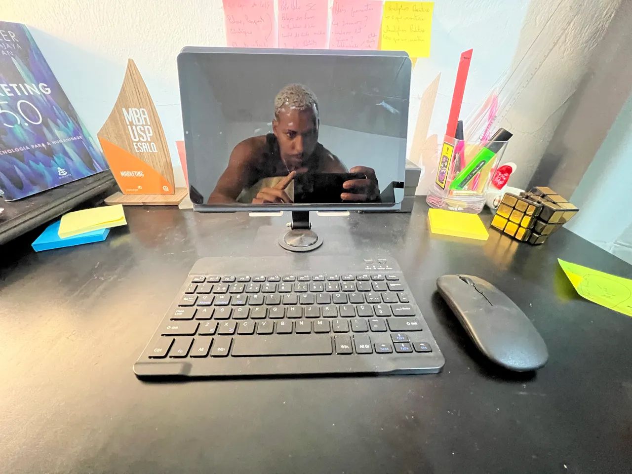 Galaxy Tab S6 Lite Completo | Teclado + Mouse + Caneta | Impecável - Foto 2