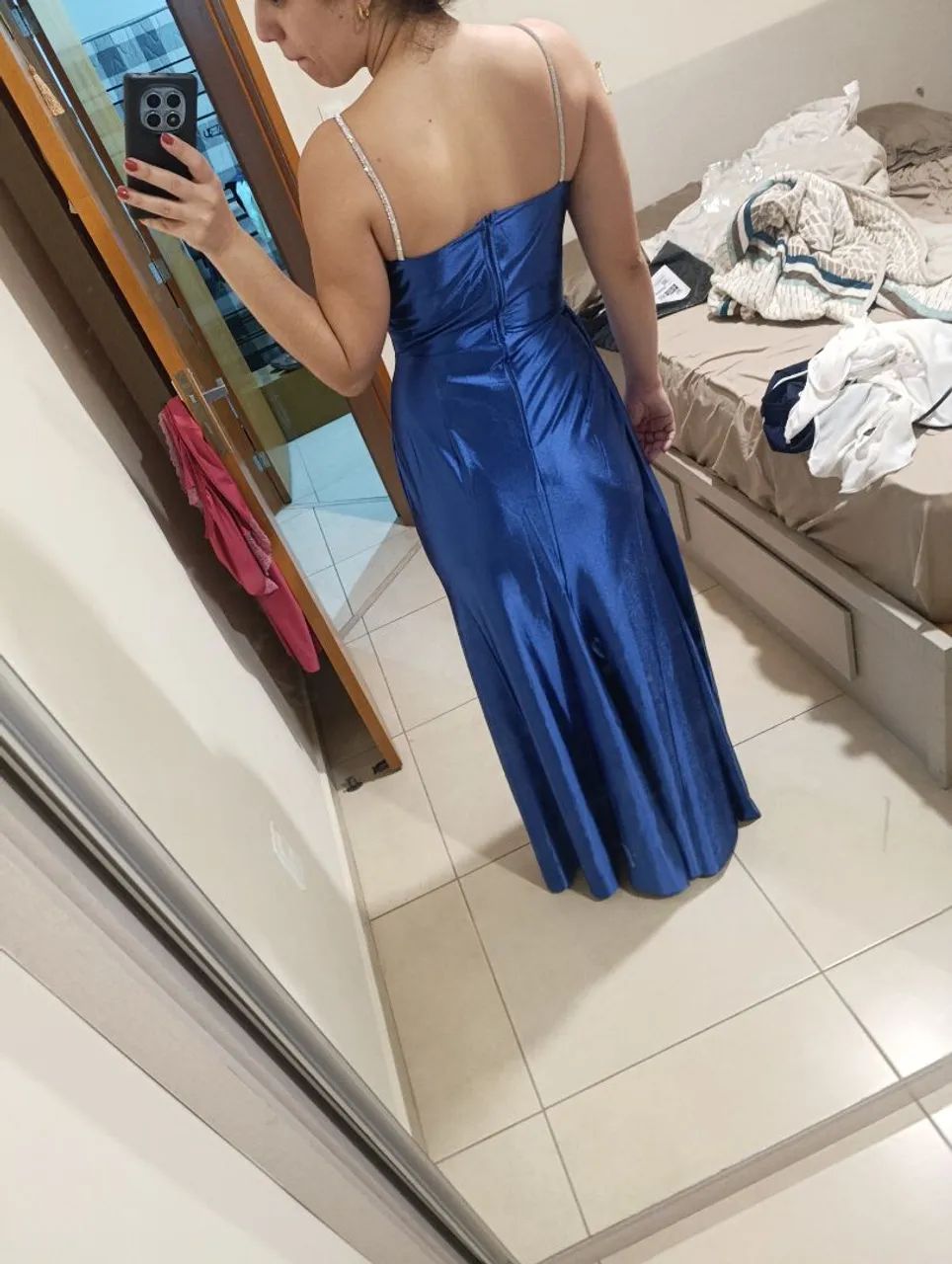 Vestido azul Royal - Foto 4