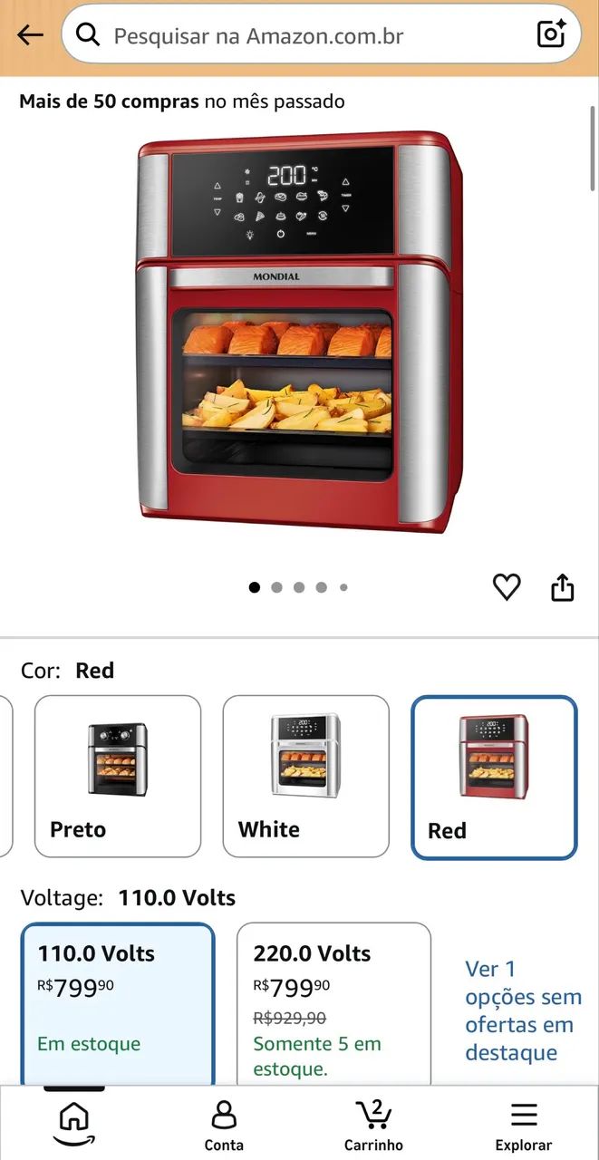 Air Fryer NOVA - Grande/Completa - Foto 4