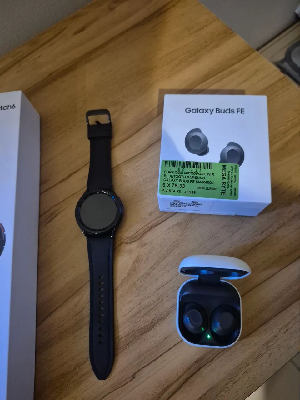 Samsung watch 6 LTE classic 43mm + Galaxy Buds FE - Acessórios de 