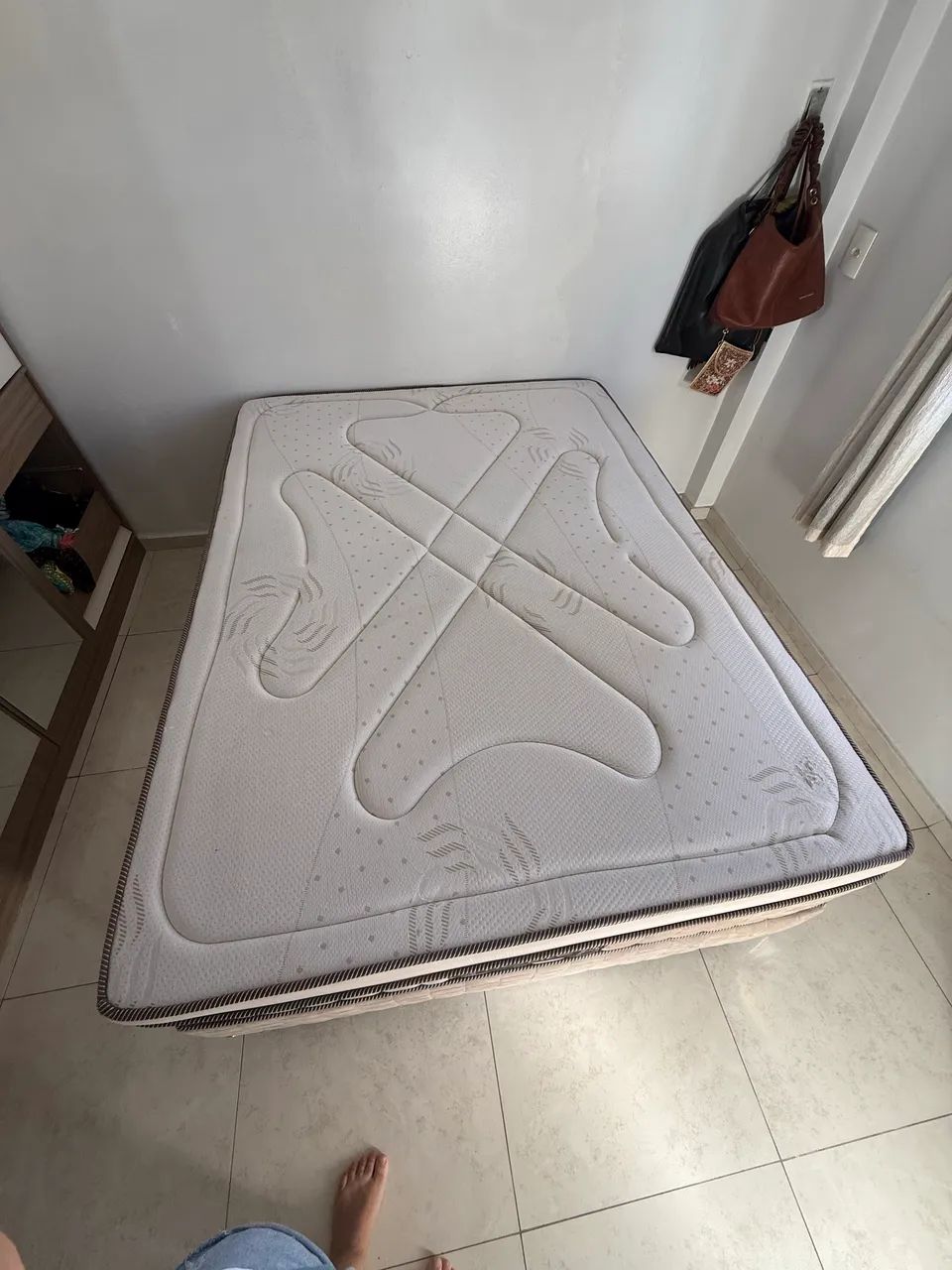 Cama de casal c/ rolo para cabeceira ( Bonsono ) - Foto 2
