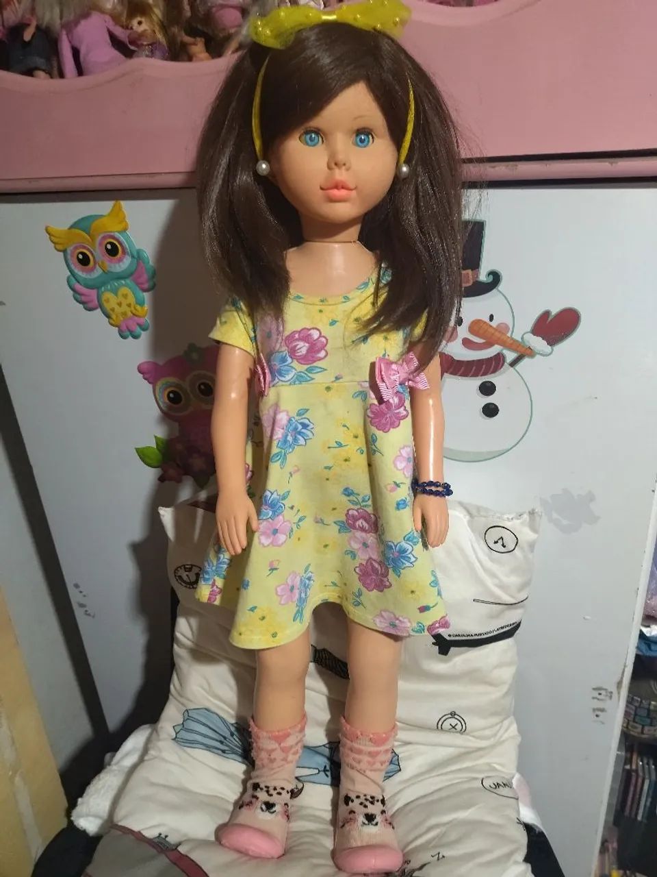 Boneca antiga 80 centímetros  - Foto 2