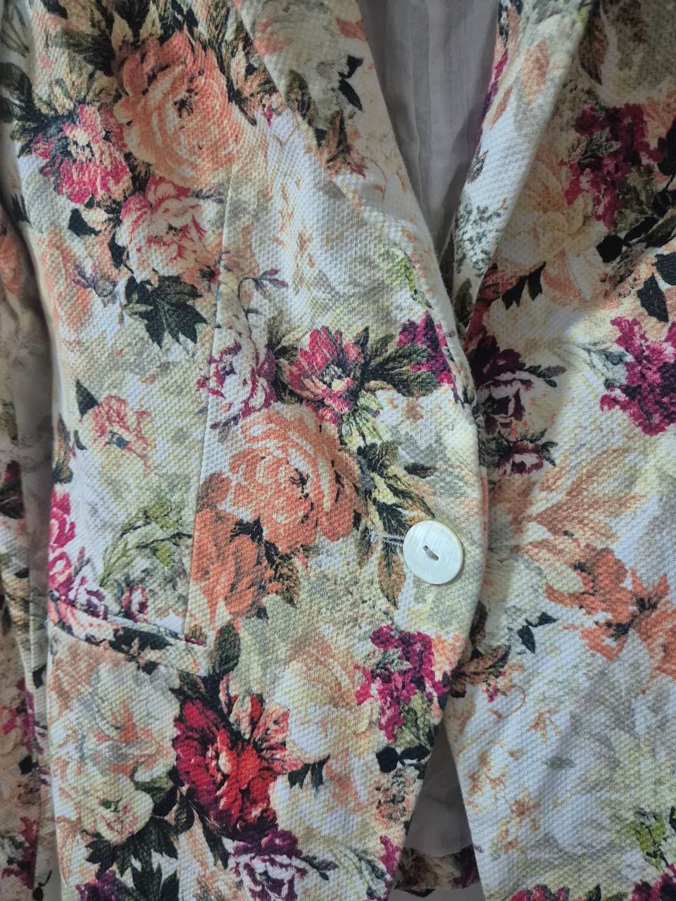 Blazer terninho Zara Floral PP - Foto 2