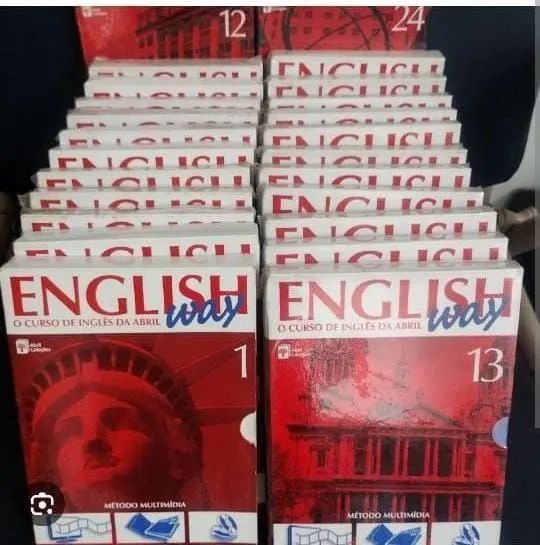 Curso completo inglês editora Abril 24v