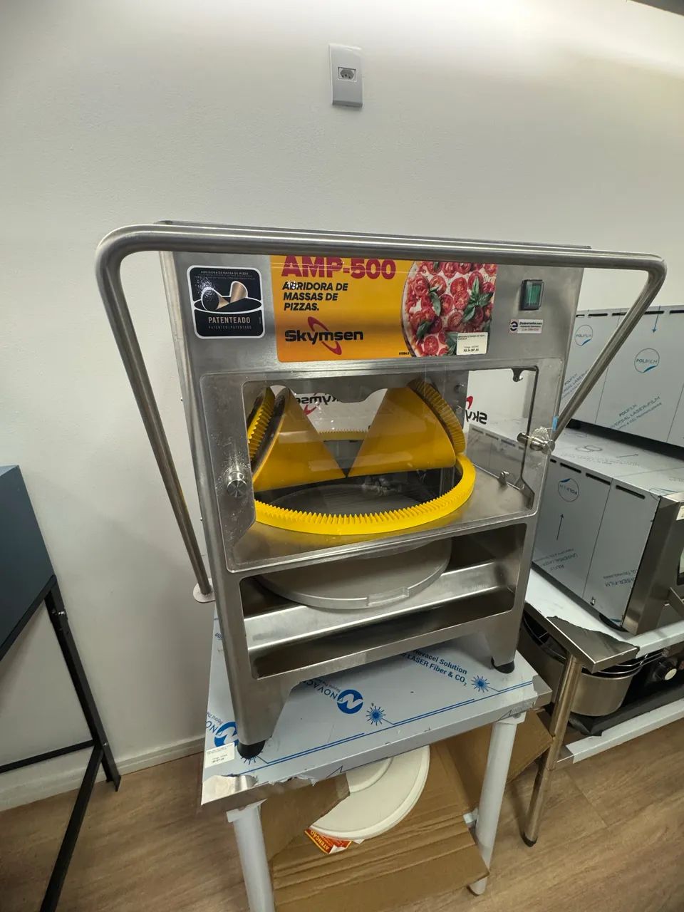 Abridor de massa de pizza até 50cm acompanha 3 discos 