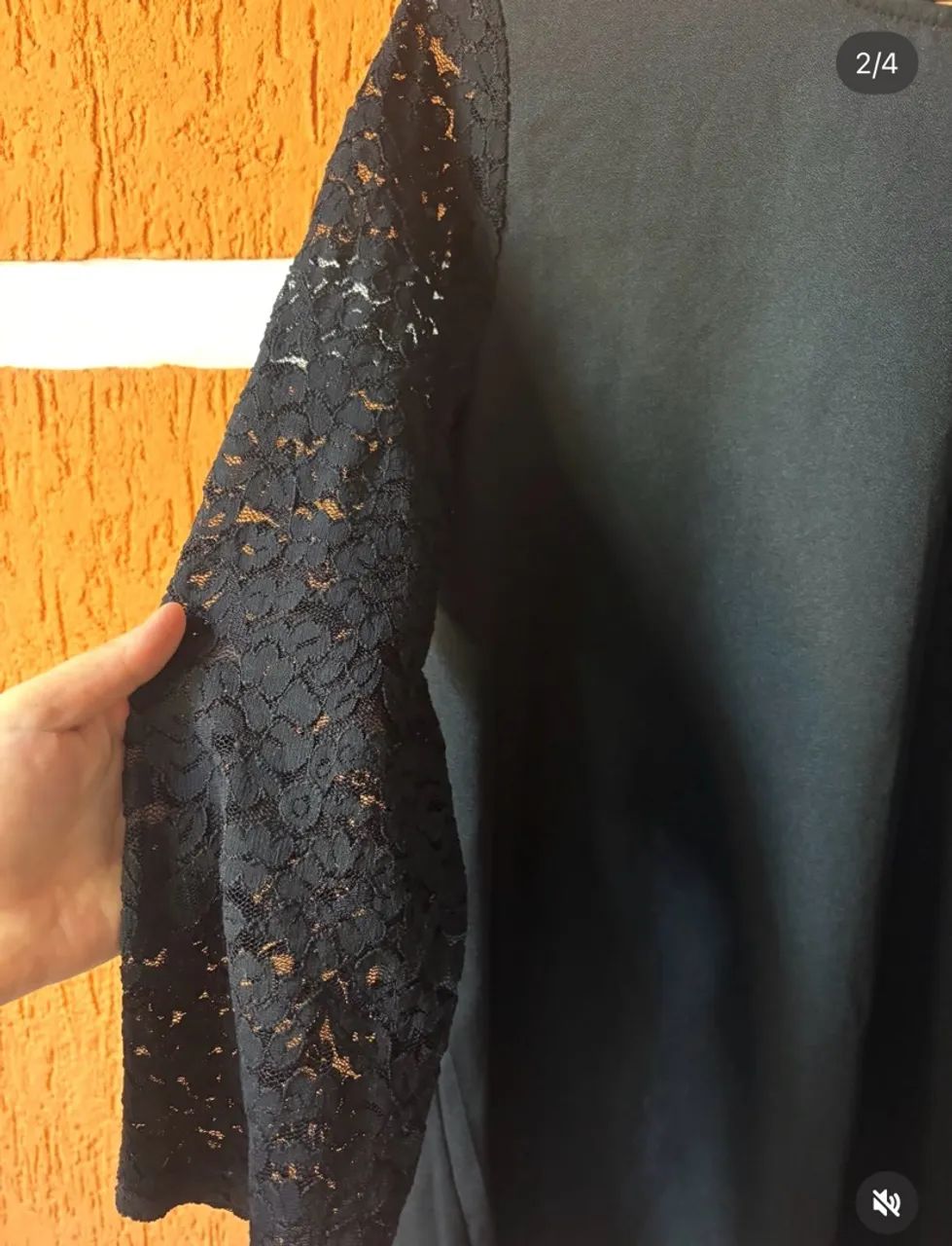 Vestido elegante preto  - Foto 2