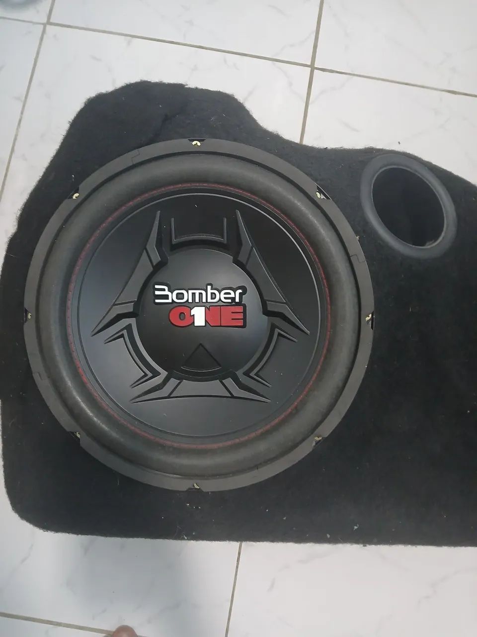 Caixa de som com subwoofer 12 polegadas 200wats para celta 2 geracao 