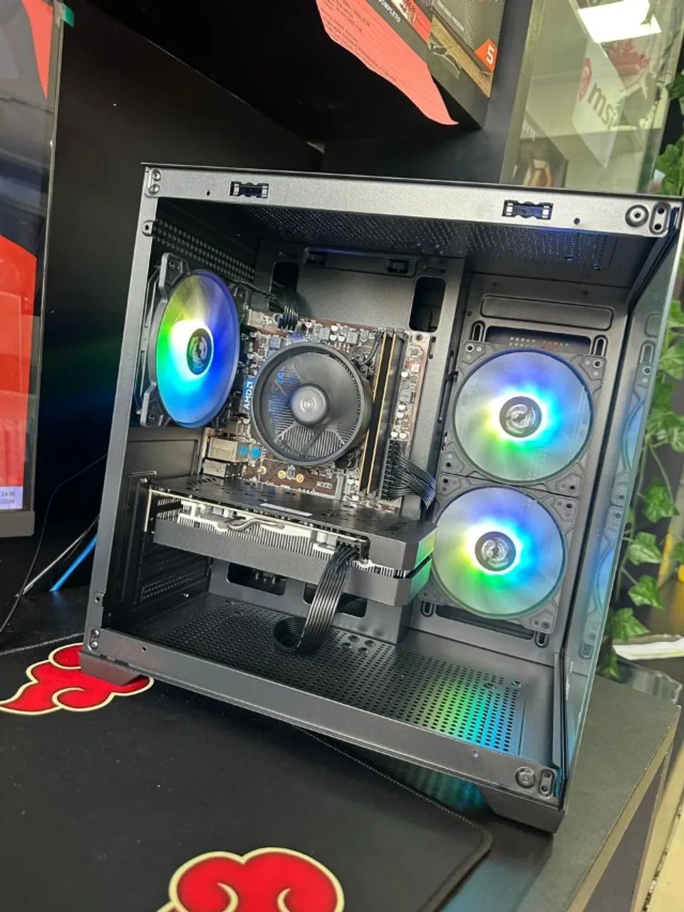 PC Gamer Ryzen 5 4500 + RX580 8gb 16 ram SSD480 Novo Lacrado 1 ano de Garantia - Foto 2