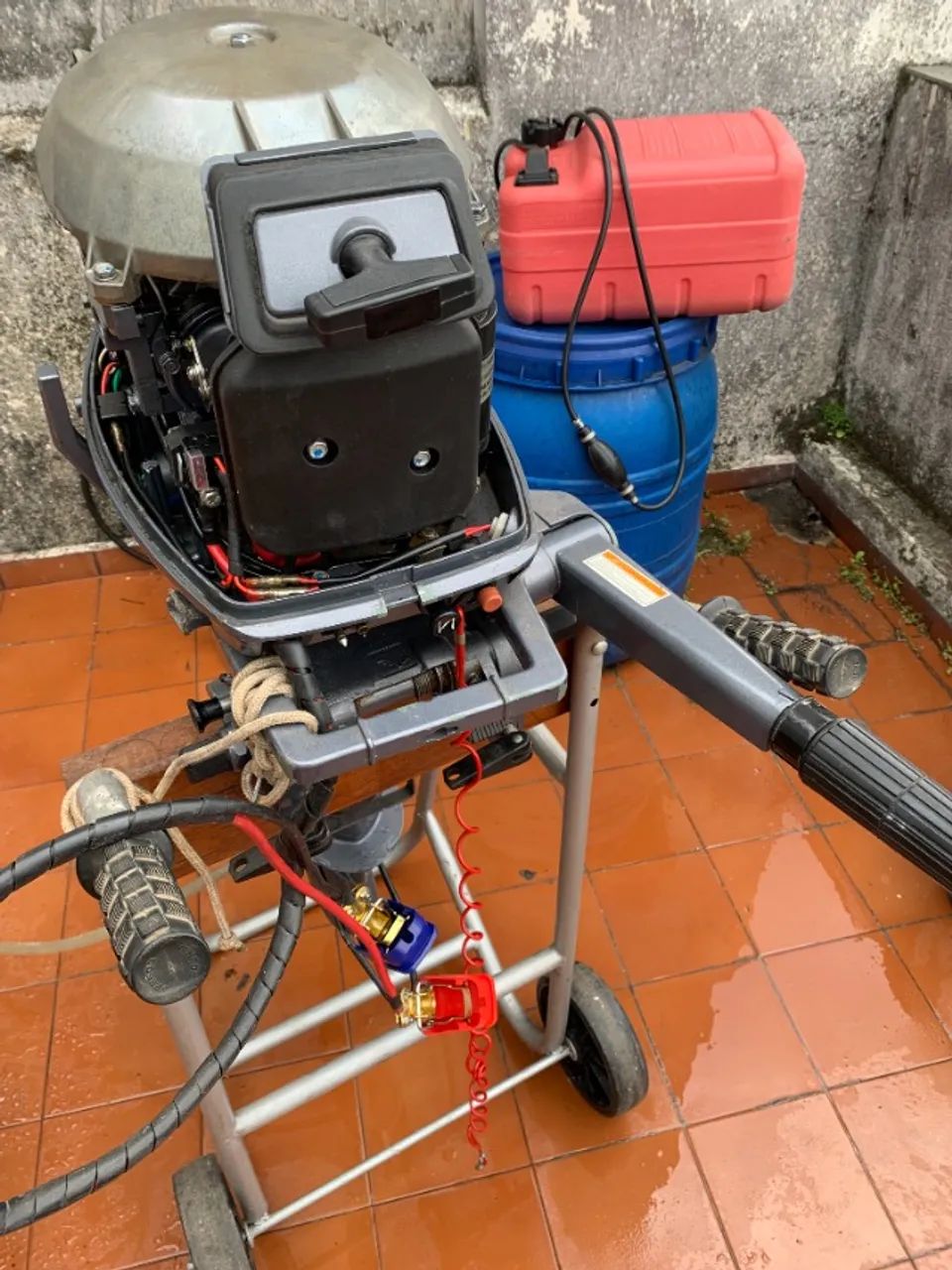 Motor de Popa Yamaha 25 hp c/ partida elétrica - Foto 7