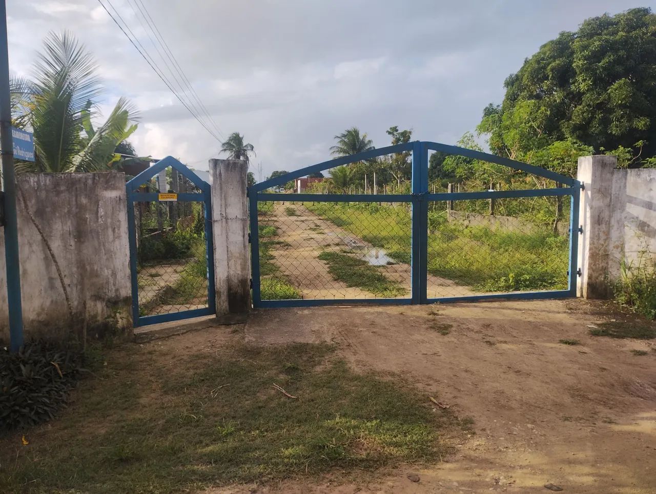 Lotes em área fechada