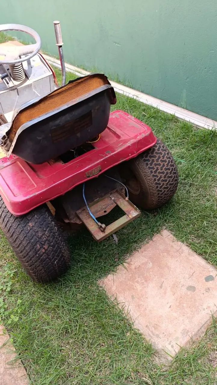 Mine trator rosadera 12hp gasolina - Foto 4