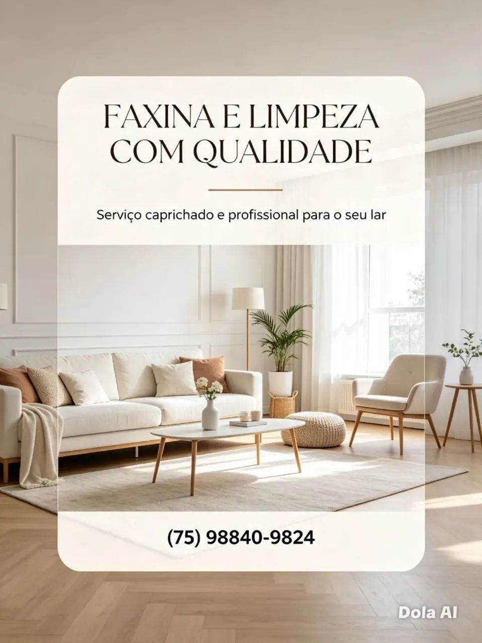 Faço faxina 