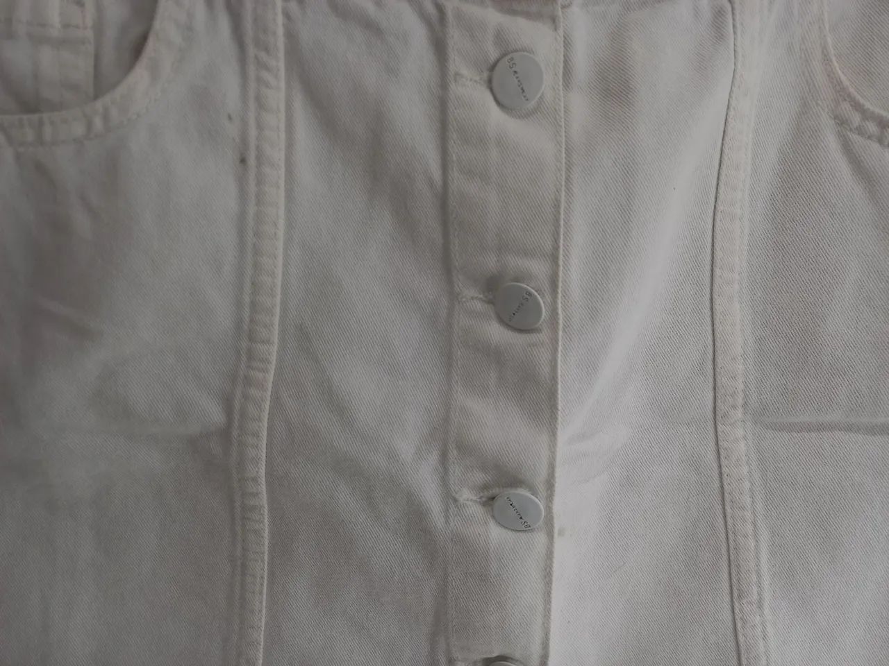 Saia jeans branca - Foto 3