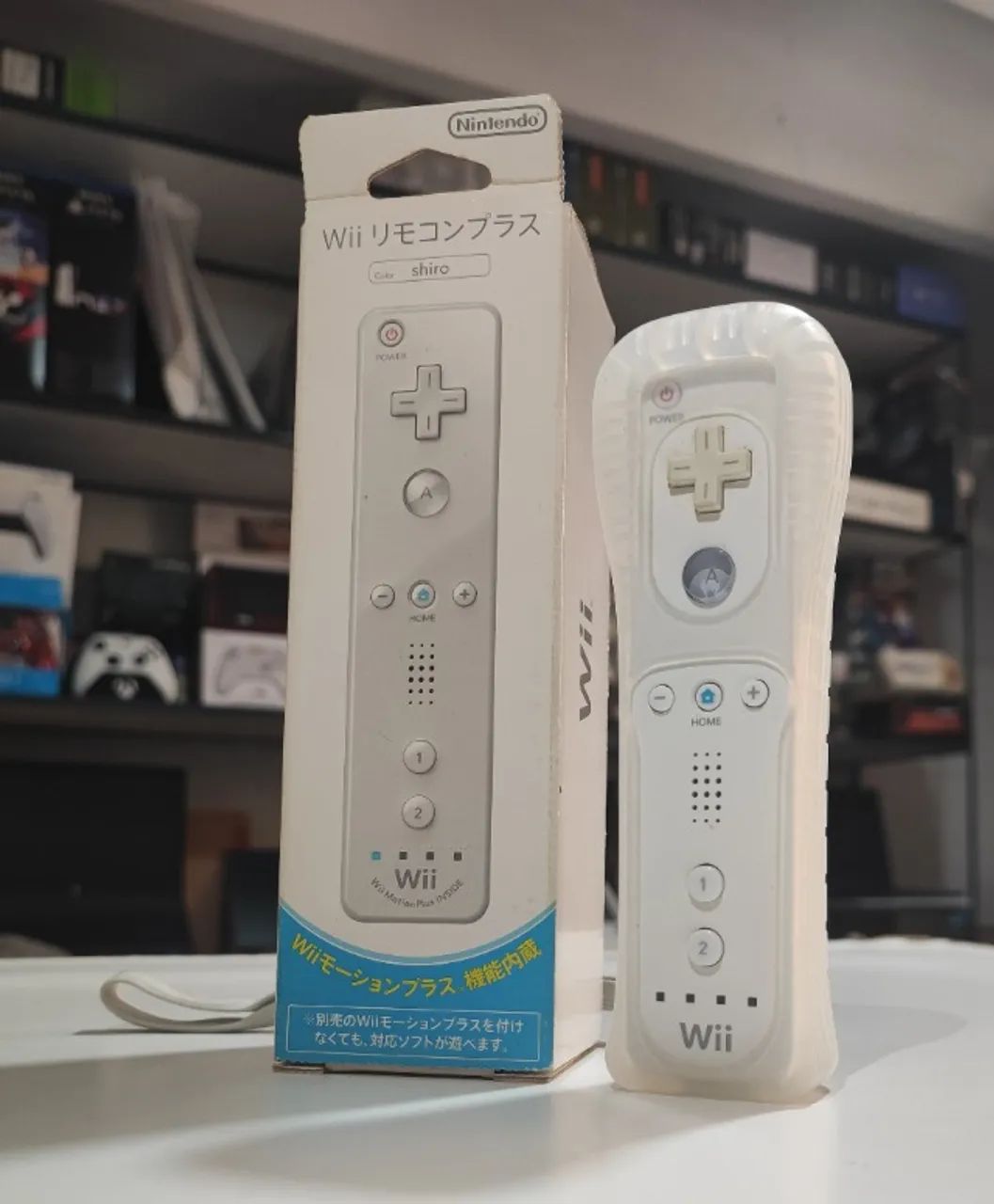 Controle Motion Plus Wii + Nunchuck Branco em perfeito estado, aceito cartão - Foto 6