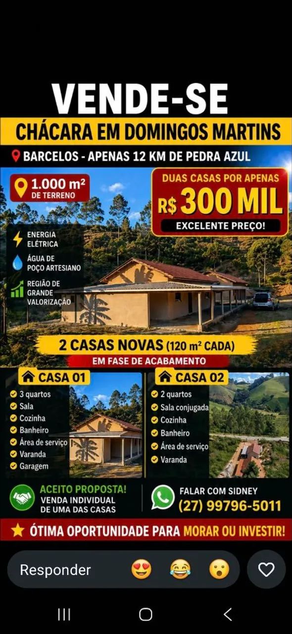 2 casas novas 