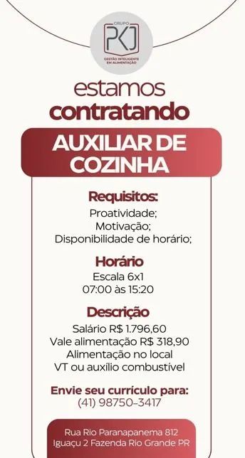 Vaga auxiliar 