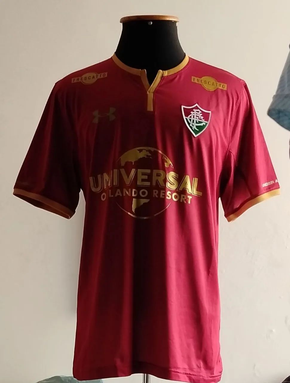 Camisa Fluminense Under Armour Grená 2017 jogador  - Foto 4