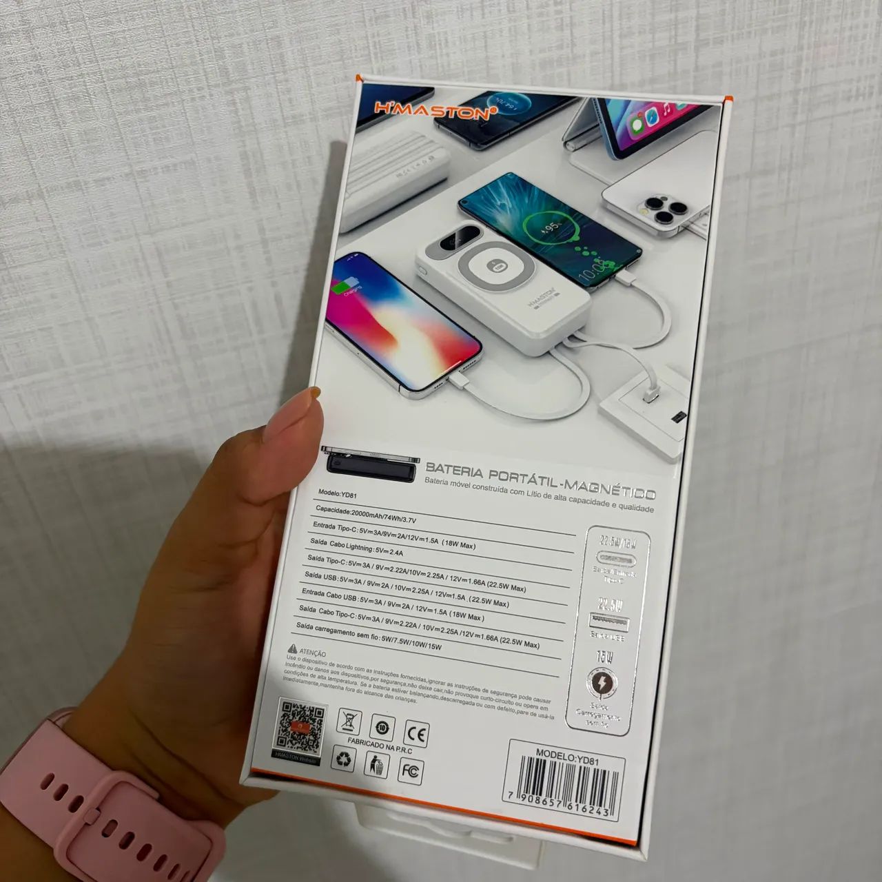 Power Bank H'Maston 22.5W - Foto 2