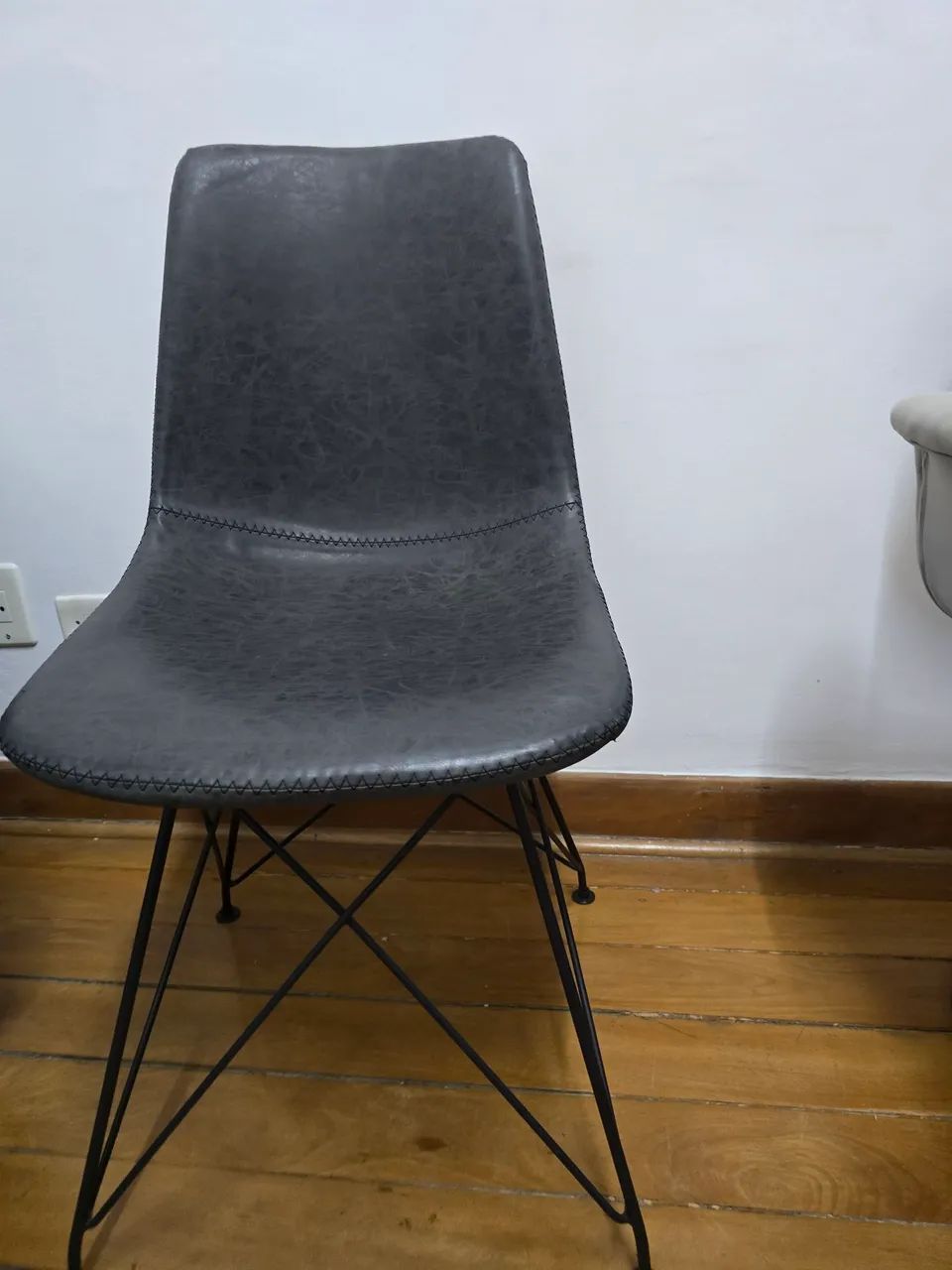 Cadeira de couro tok stok