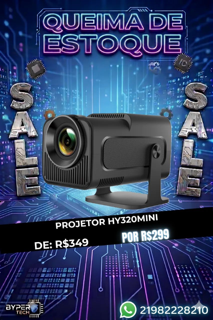 Projetor HY320 Mini 4K