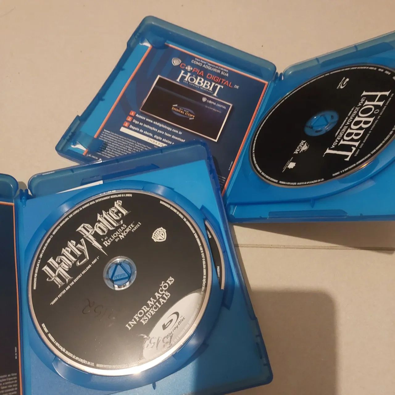 2 Blu ray edicao especial Harry Potter e Hobbit - Foto 2