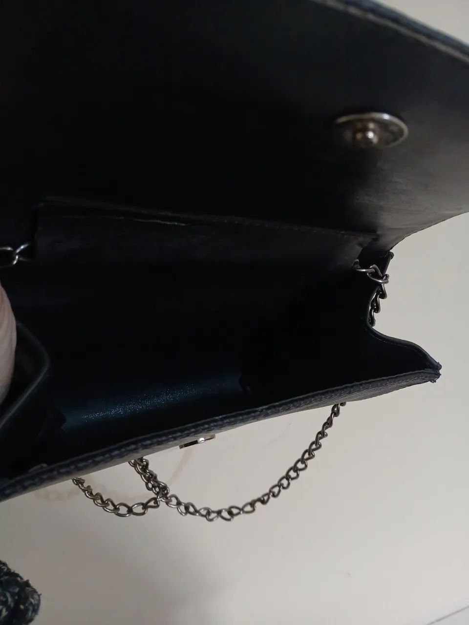 Bolsa de ombro preta  - Foto 4