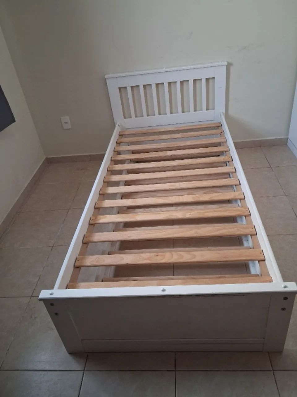 Cama de solteiro + Cama auxiliar + Grade de proteção. - Foto 4