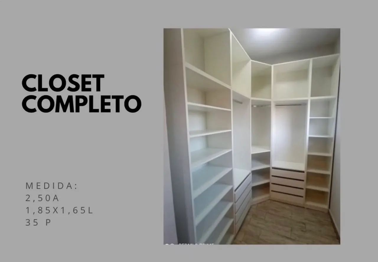 Closet completo em 10 x sem juros no cartão!  - Foto 3