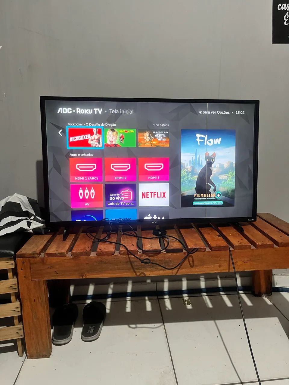 Smartv AOC Roku 43 polegadas 4K  - Foto 2