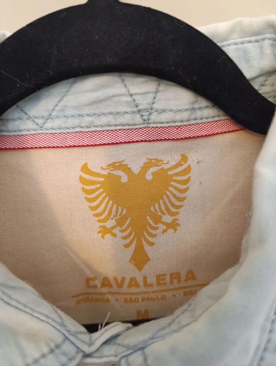 Camisa Cavalera Original Jeans Stone Washed - Tam M - Foto 2