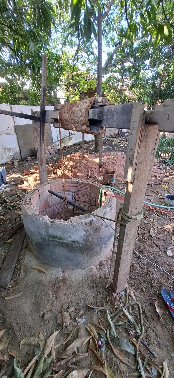 Linpeza de poço colocarmos manilia 