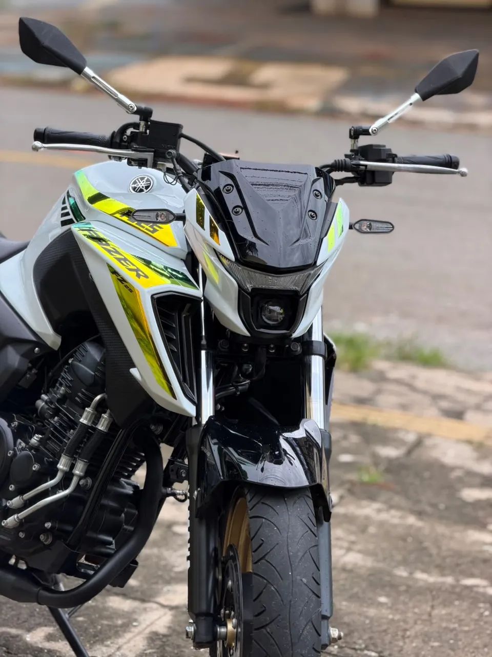 Fazer 250 branca  cartao até 21x  - Foto 4