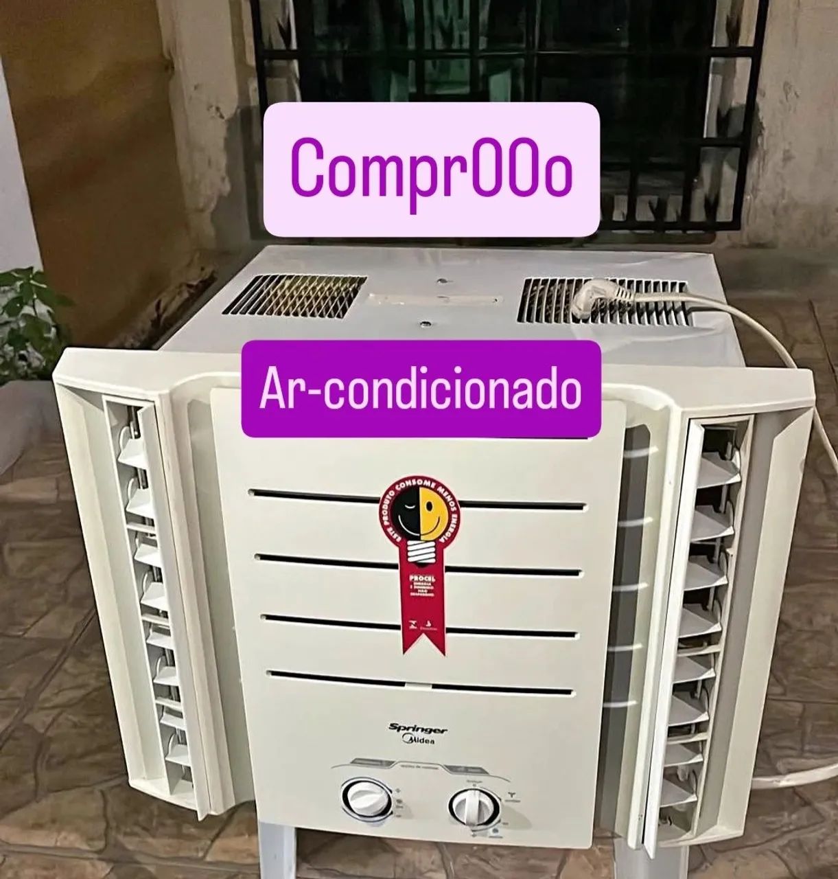 Ar Condicionado usado qualquer defeito 