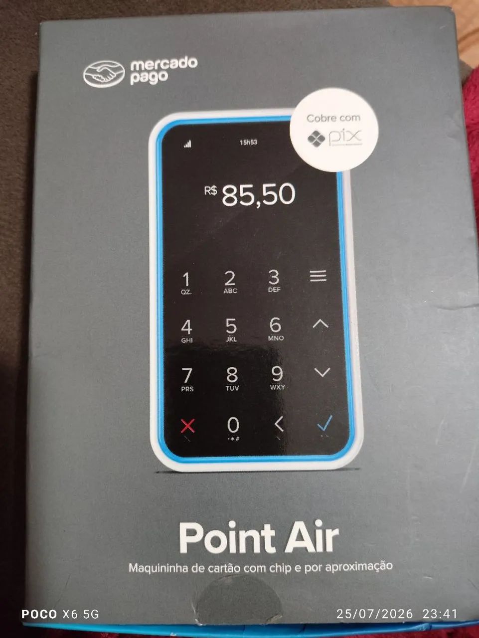 Maquininha de cartão Point Air