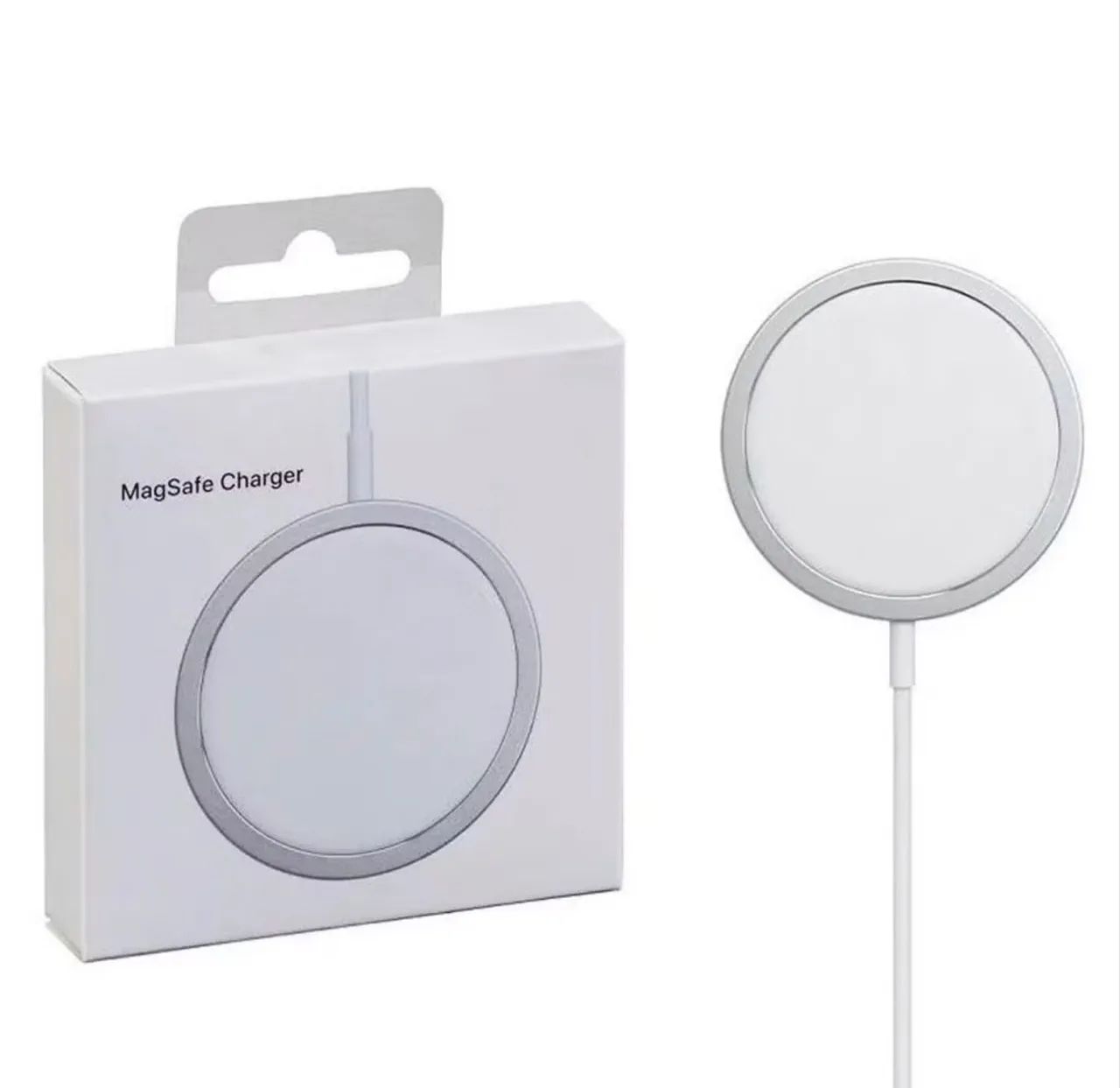 Carregador Magnético Sem Fio iPhone Magsafe 15W iPhone e Samsung 