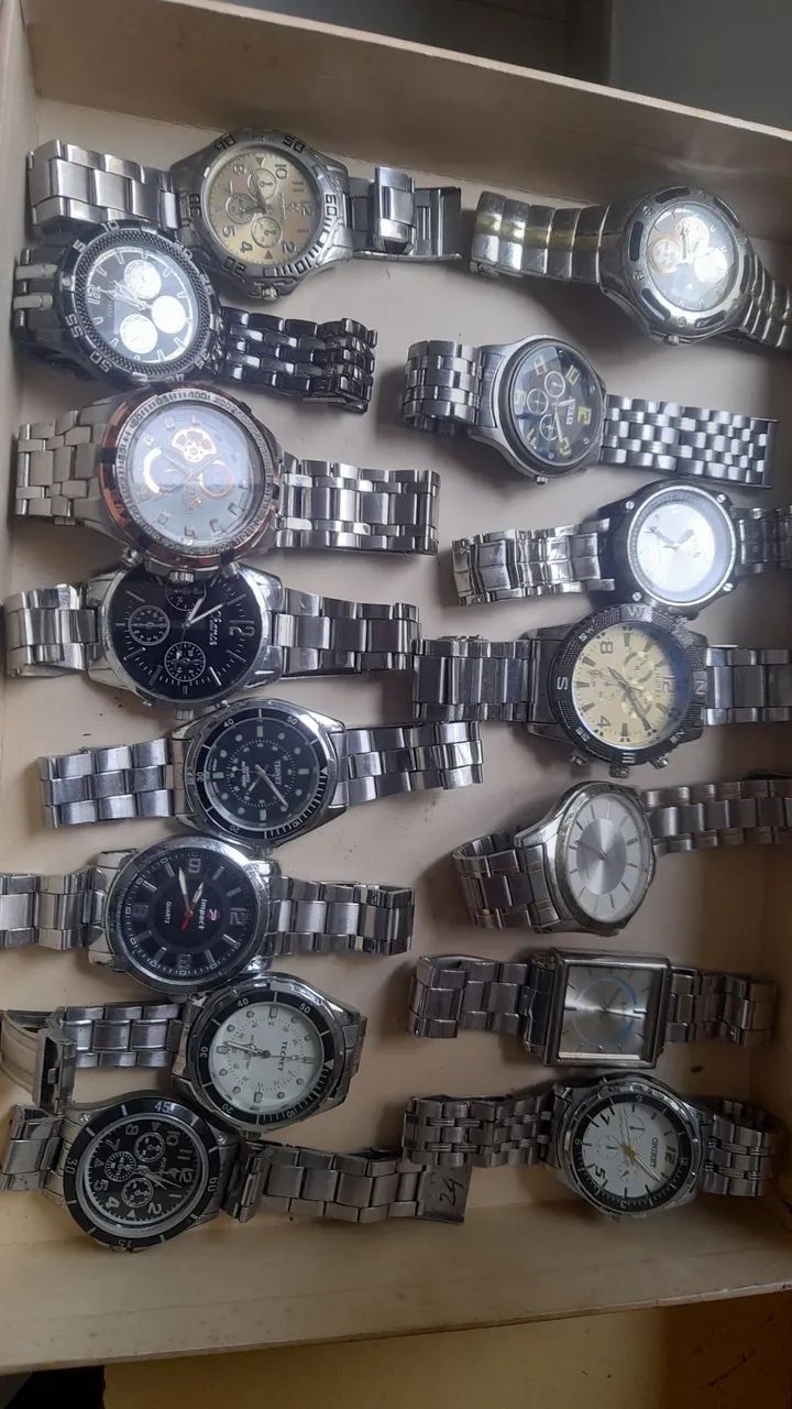15 relógios sem bateria 