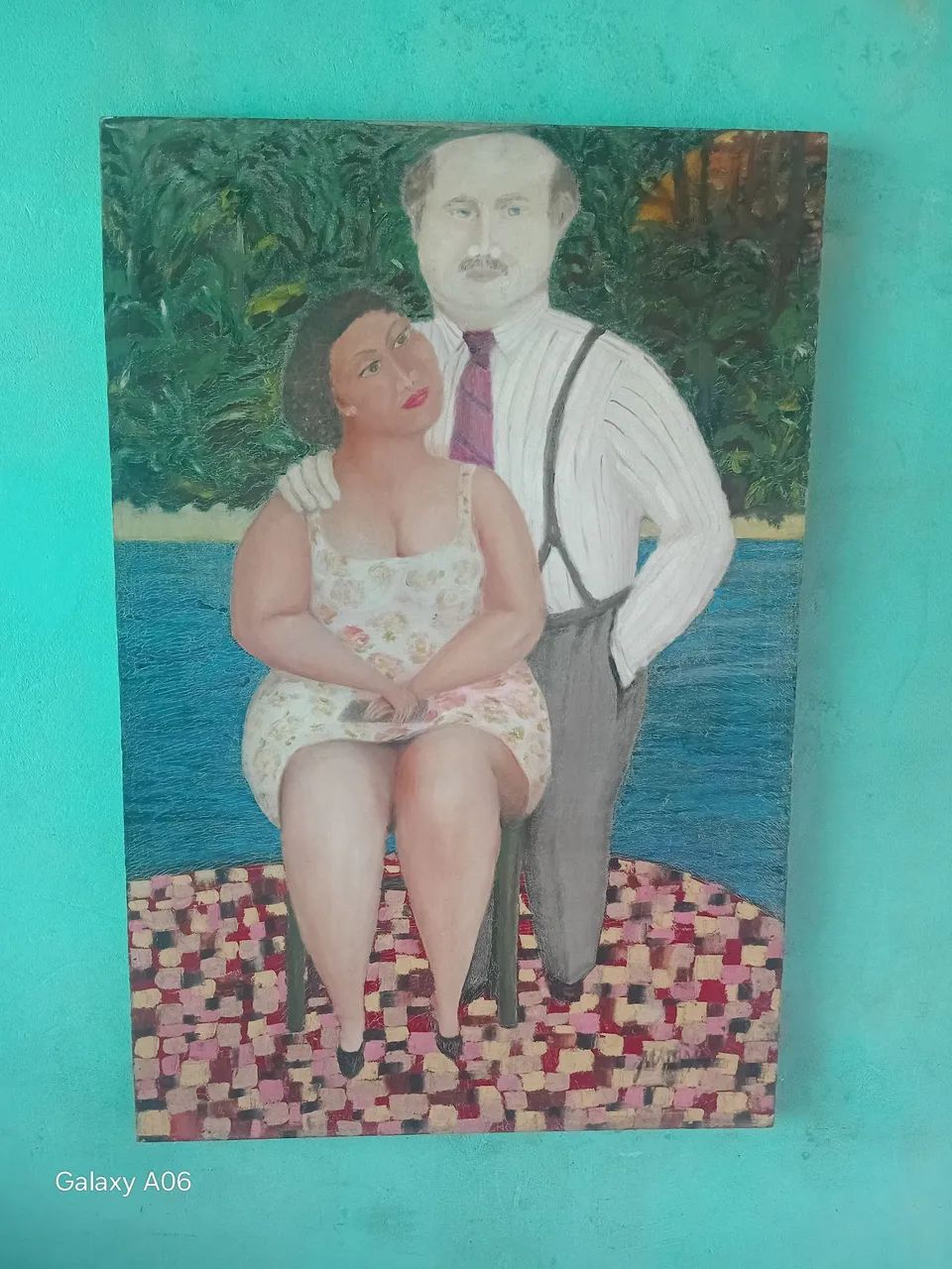 Quadro pintura antigo - Foto 4
