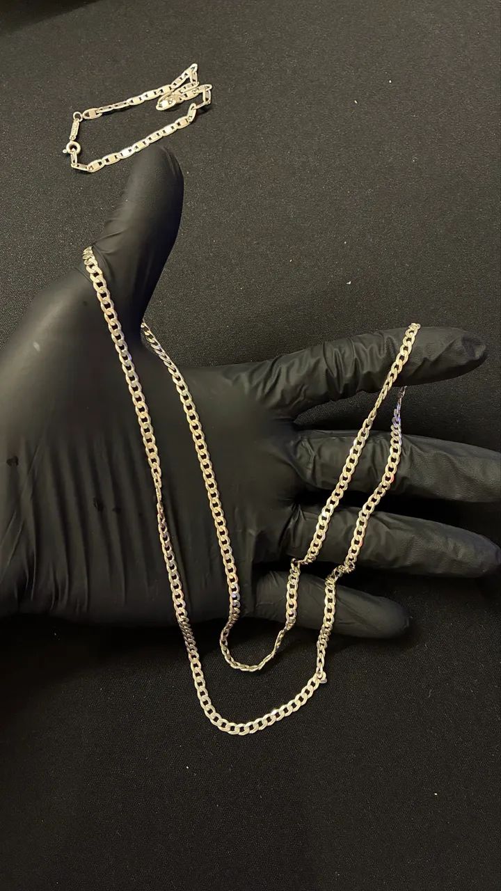 Corrente e pulseira Prata 925 - Foto 5