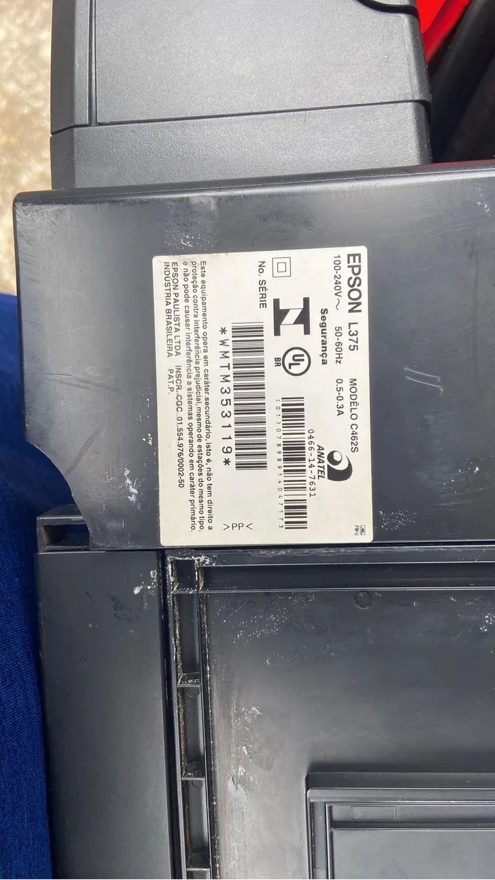Vendo impressora com defeito para reutilizar peças. ( Aceito Negociação)