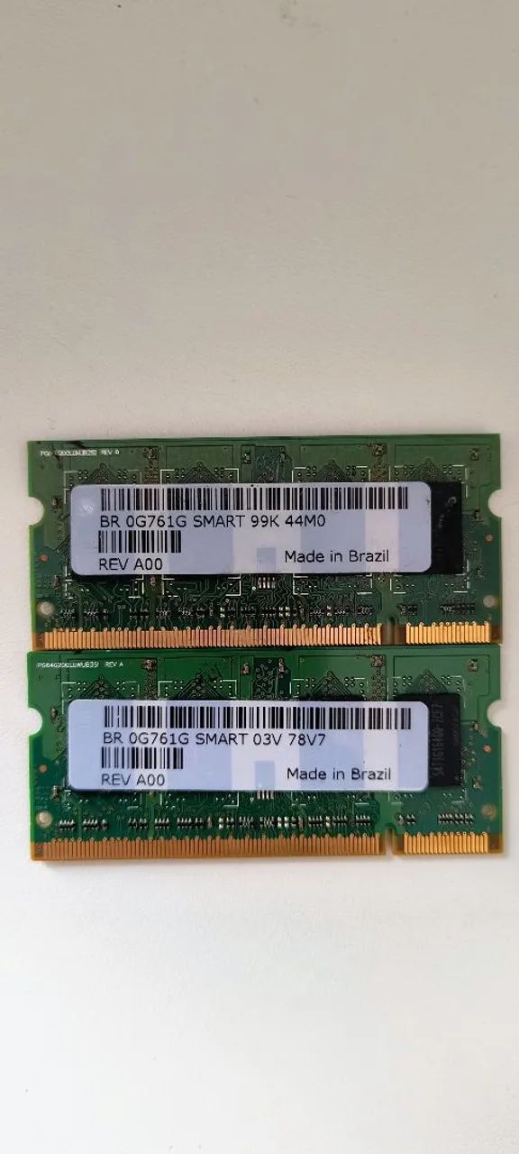 Memória RAM para notebook 2GB DDR2 - Foto 2
