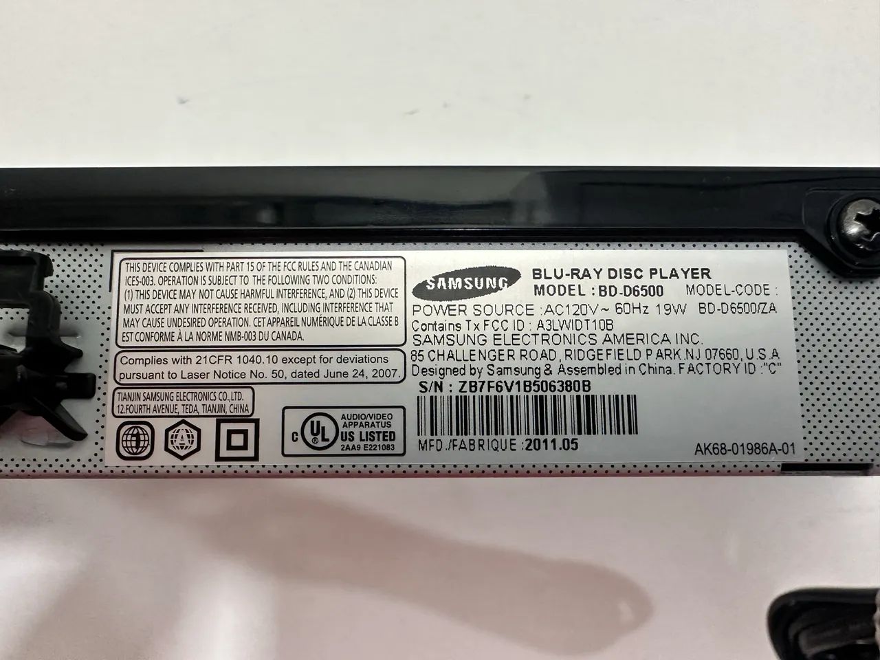 Blu-Ray Samsung BD-D6500 - Foto 4