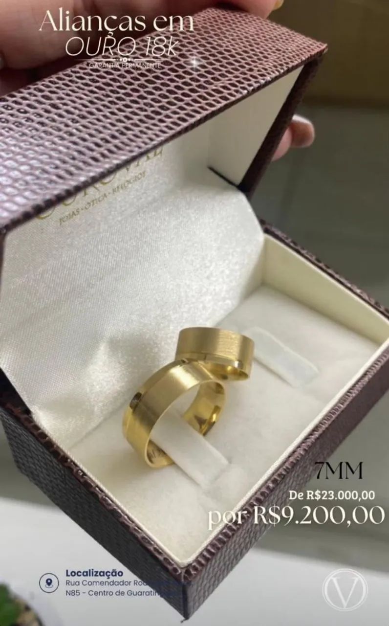ALIANÇA EM OURO 18K  - Foto 3