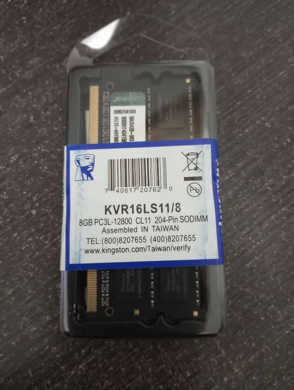 Memória ddr3L 8gb notebook