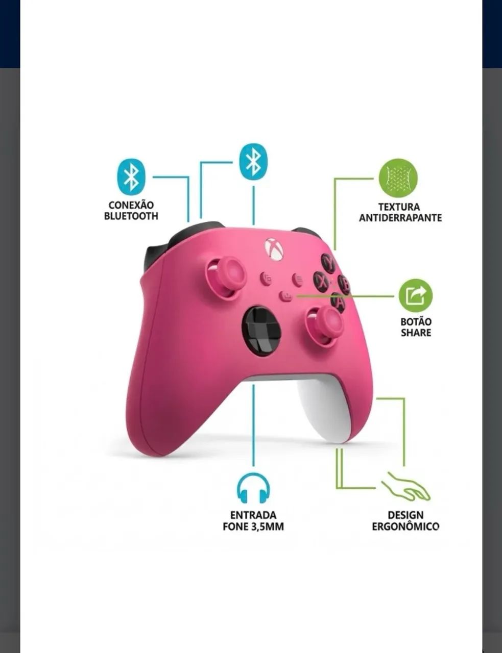 Controle Xbox  - Foto 3