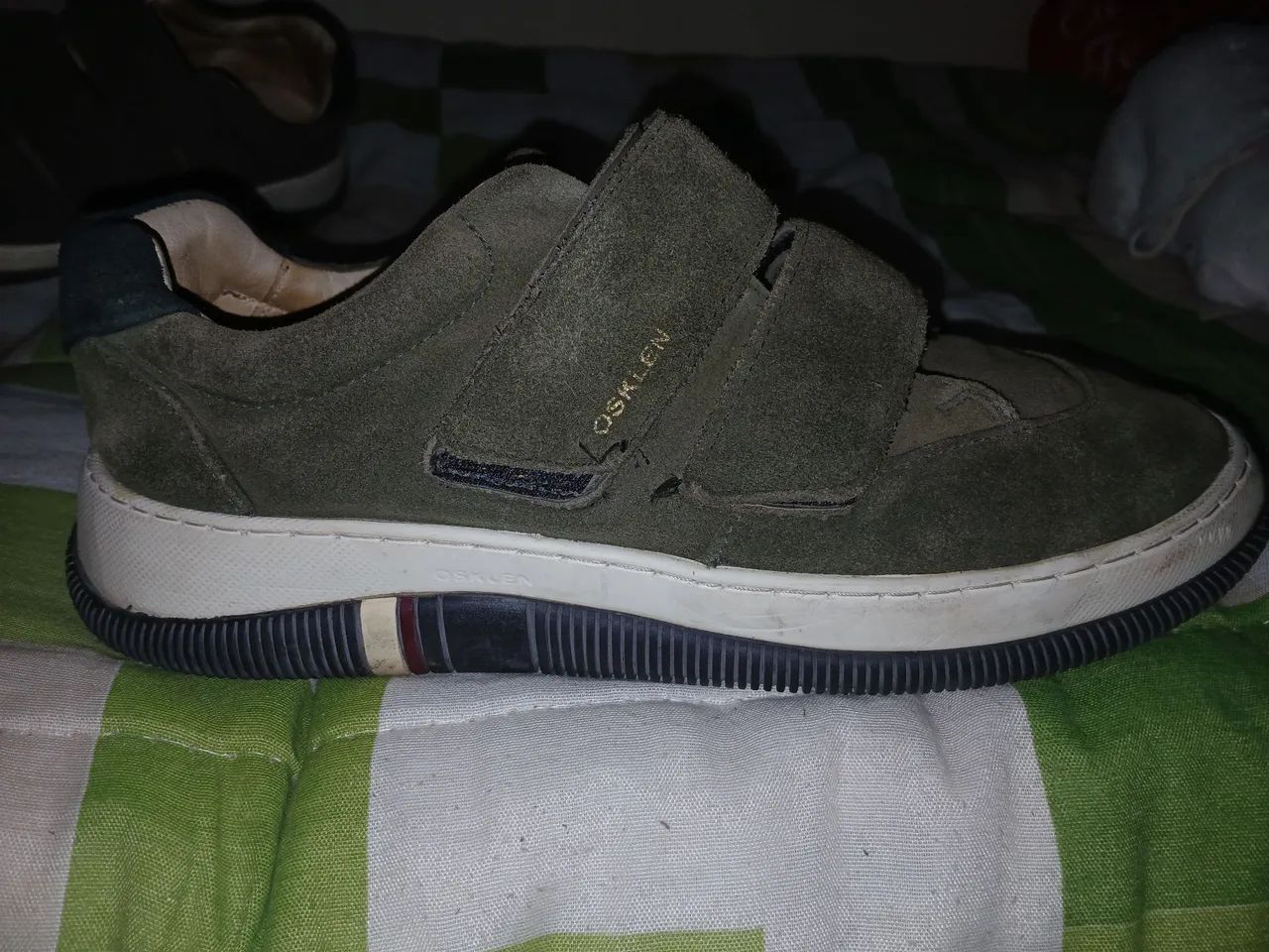tênis osklen verde 42 - Foto 4