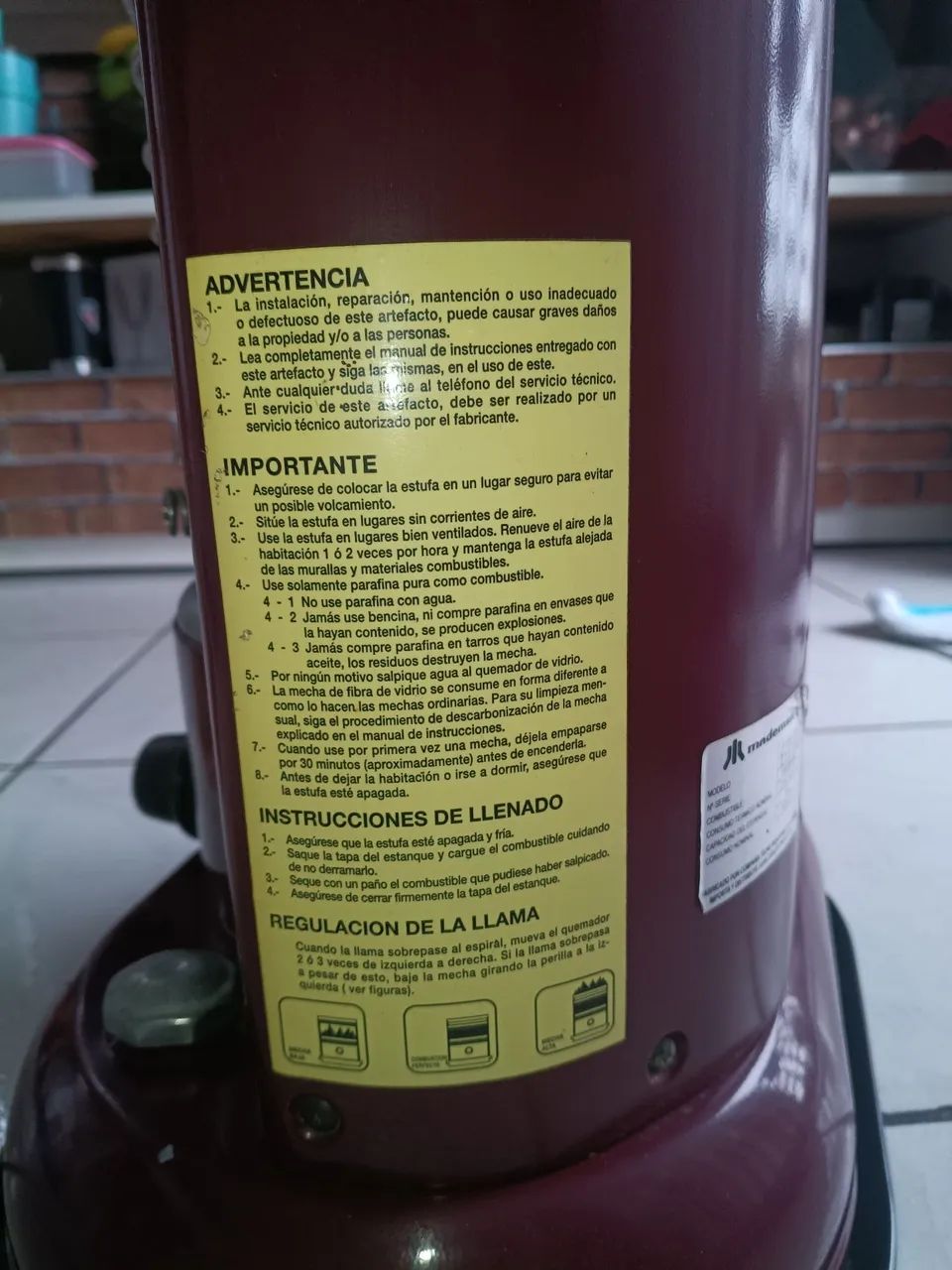 Estufa portátil a querosene  - Foto 4