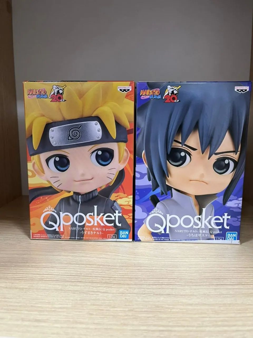 Kit Qposket Naruto Shippuden | Naruto e Sasuke - Novos! Lacrados!