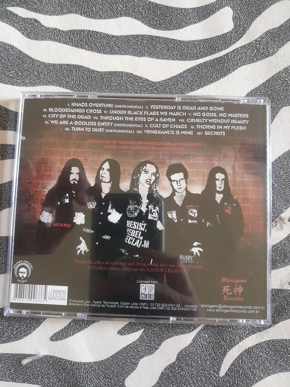 Cd Arch Enemy - Kaos Legios - Foto 2