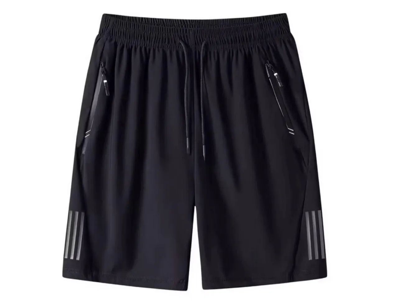 Short elastano preto e cinza 