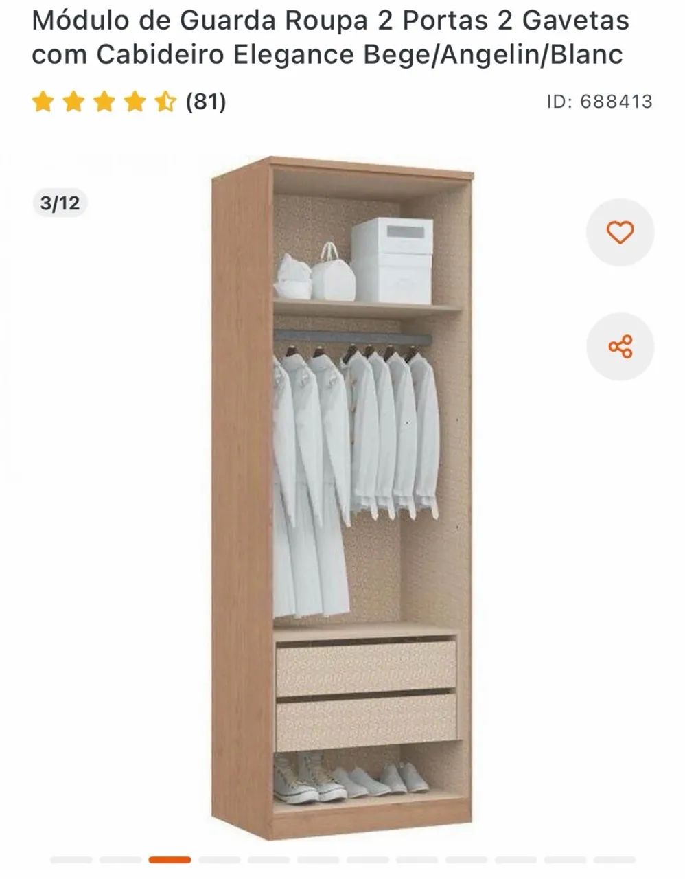Guarda roupa modular - Foto 4